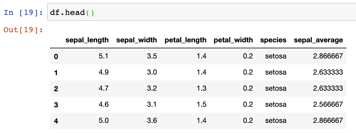 calculation of this new column