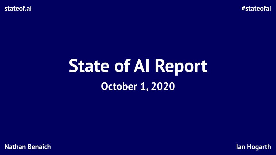 The State of AI in 2020