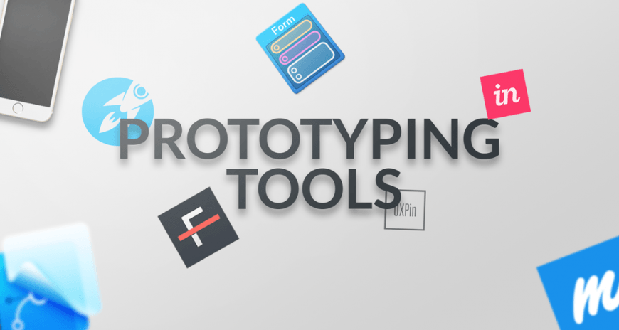 Graphic image of product design prototyping tools and a cell phone